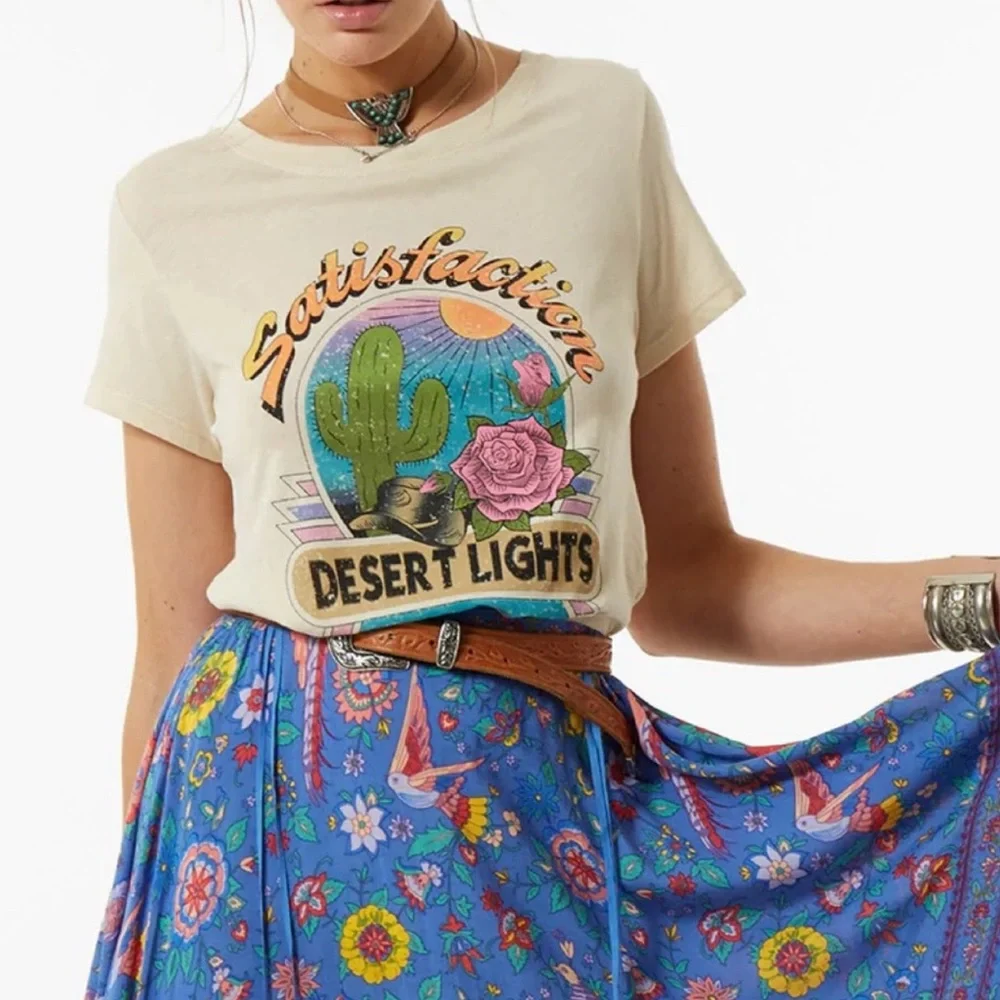 Spell & the Gypsy Collective ‘Satisfaction Desert Lights’ tee Size M - Picture 3 of 9